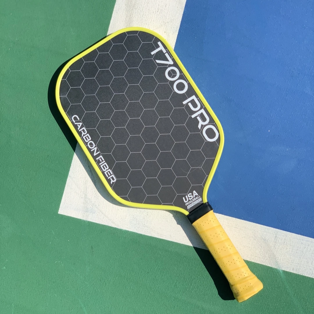 Carbon Fiber Friction Carbon Surface Thermoformed T700 Pickleball Paddle Pickleball Paddle for Women&Men Pickleball Rackets