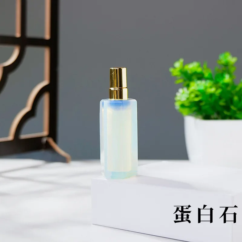 Spray Bottle 30ml Natural Crystal Jade Aromatherapy Essential Oil Perfume Atomizer Refillable Bottle Spa Beauty Salon Therapy image 3