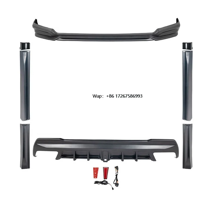 2023 New arrivals Car bodykit for CRV Front bumper lip Rear lip Side skirts