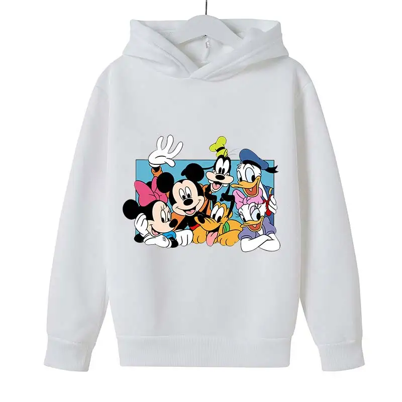 

Children Top Donald Duck Mickey Mouse Pattern hoodie kids clothes girls boys clothes Fashion Outdoor pullover Kids