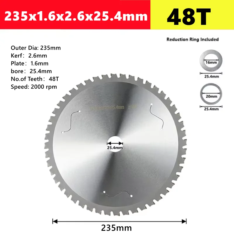 Variant: 235x25.4mmx48T