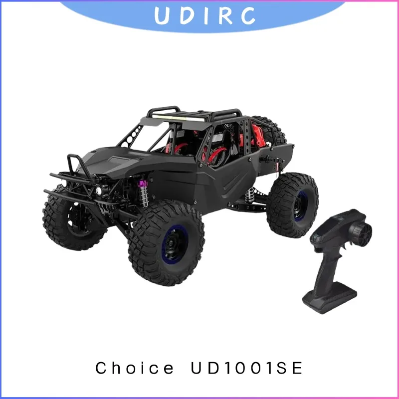 

UD1001SE V2 Масштаб 1/10, 4WD Rock Crawler, радиоуправляемый автомобиль, бесщеточный двигатель, водонепроницаемый ESC, вездеходный внедорожный грузовик со светодиодной подсветкой