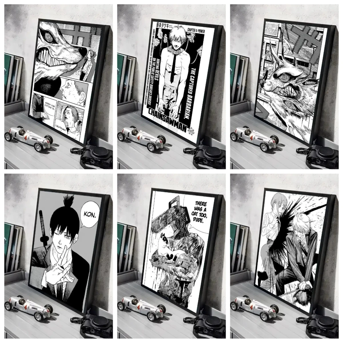 

1000 PCS Puzzle for Adult Chainsaw Man Anime Difficulty Decompression Games Educational Toys Christmas Gift Decorative Painting