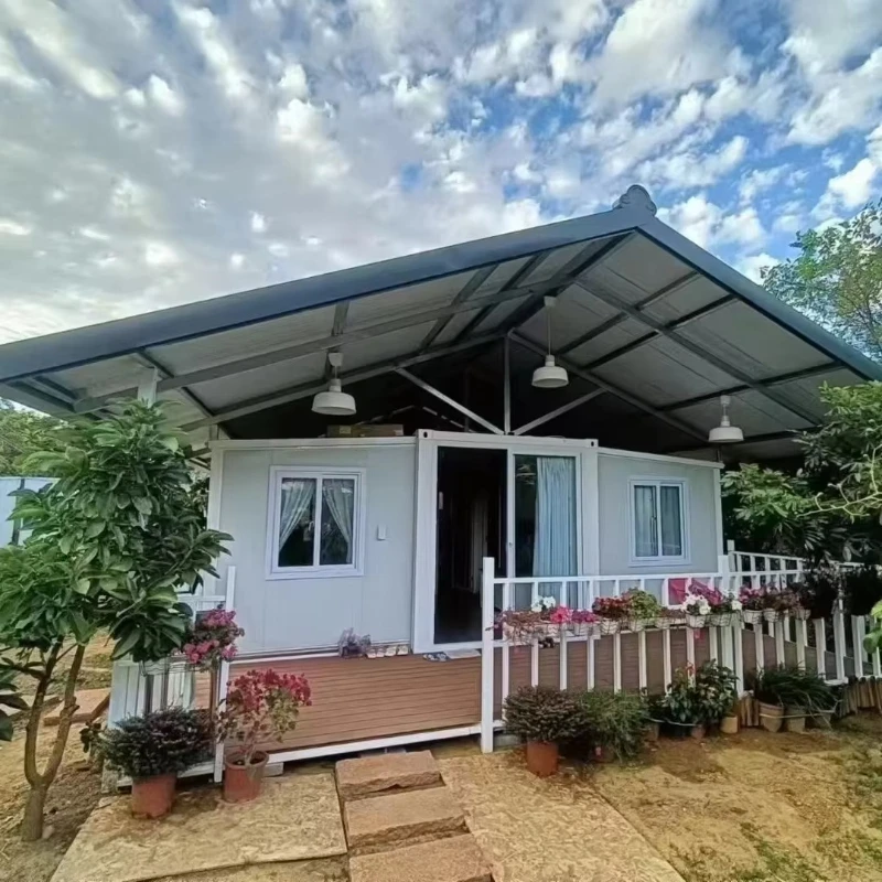 2026 نموذج جديد حاوية قابلة للفصل المنزل الجاهزة للتوسيع منزل صغير حديث 2 غرف نوم فيلا #3