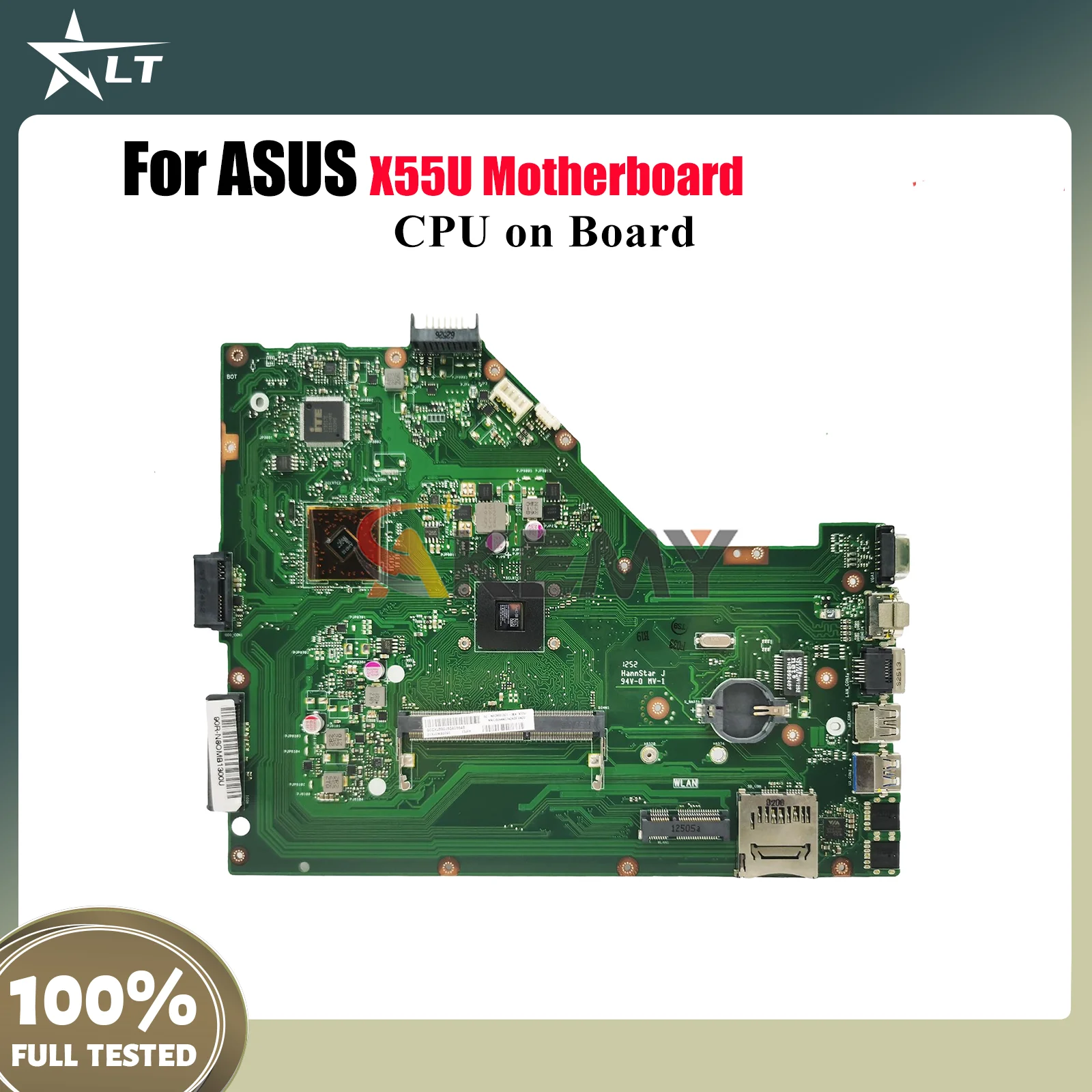 

Материнская плата для ноутбука X55U для ASUS VivoBook X55U X55U, материнская плата для ноутбука с процессором, 100% тестирование, ОК, быстрая доставка, высокое качество