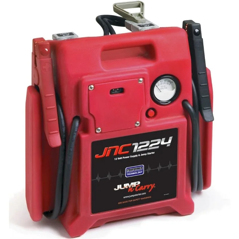 Jump-N-Carry JNC1224 3400/1700 Peak Amp 12/24V Jump Starter & Jump-N-Carry JNC241 Charging Cord for JNC1224 & JNC950