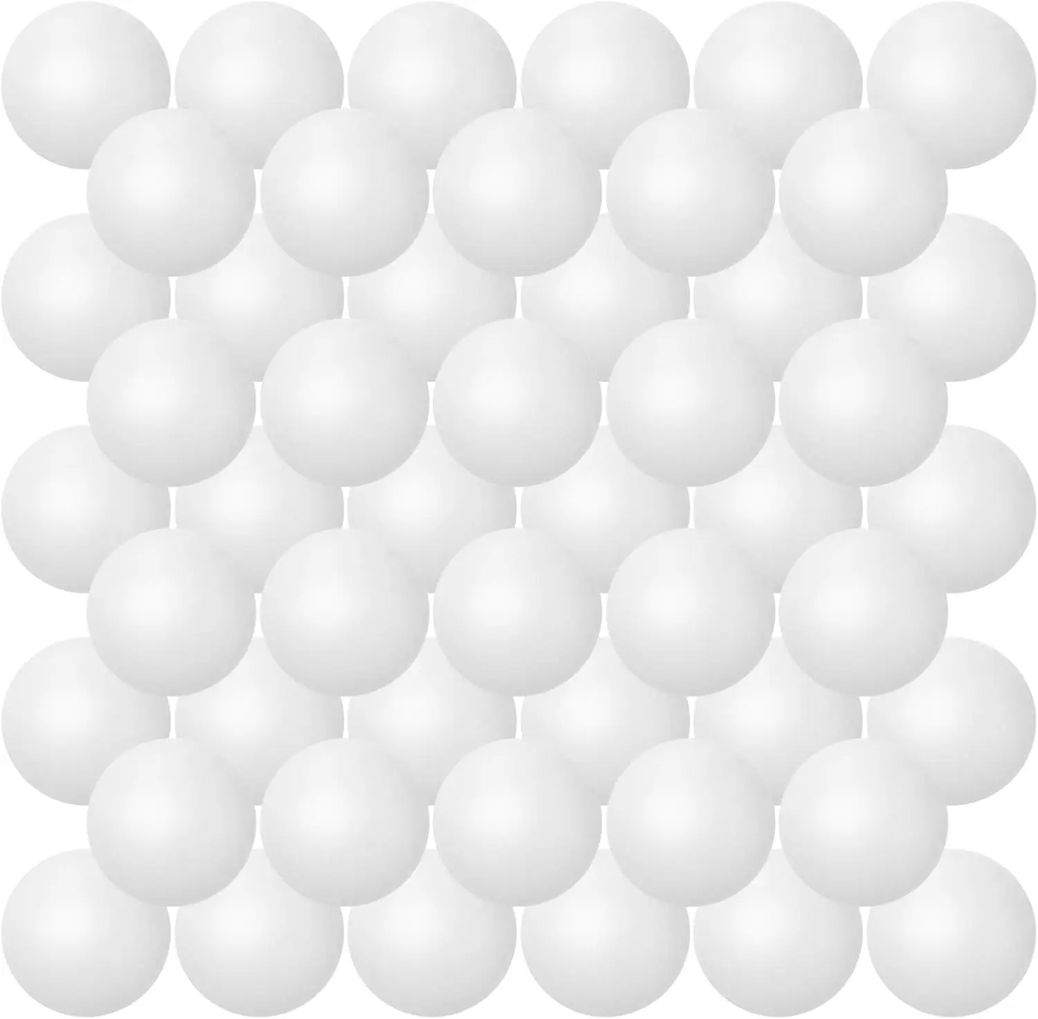 

100 Pack Multi-Colored 40mm Plastic Table Tennis Balls for Games, Parties, and DIY Crafts