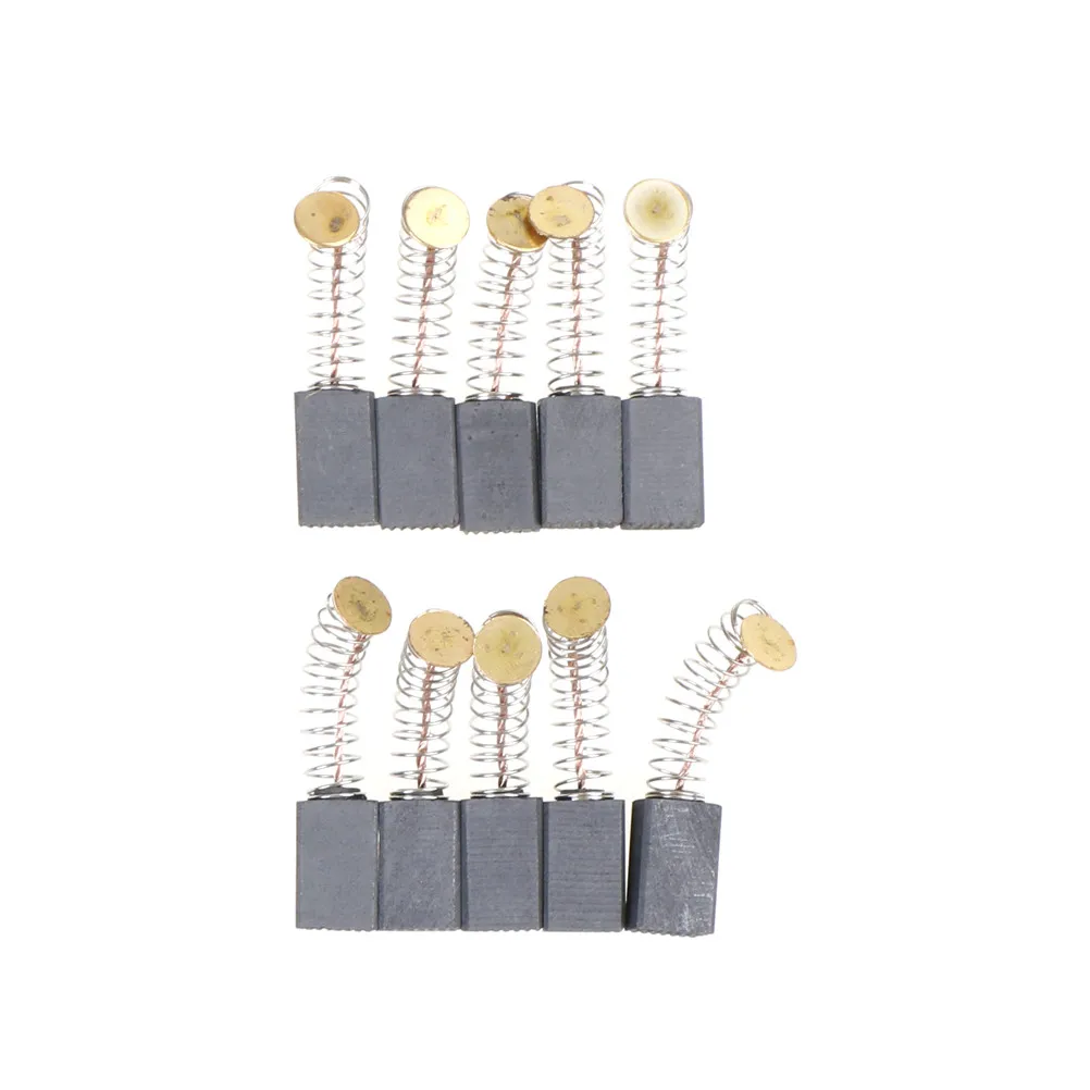 

10Pcs Carbon Brushes Spare Parts Mini Drill Electric Grinder Replacement For Electric Motors Rotary Tool 13 x 8 x 5mm