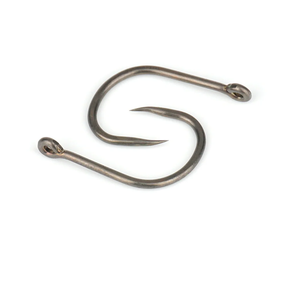 Hirisi 200Pcs High Carbon Stainless Steel Barbless Hooks PTFE Coating Fishing Hook Fishing Accessories 8002 image 4