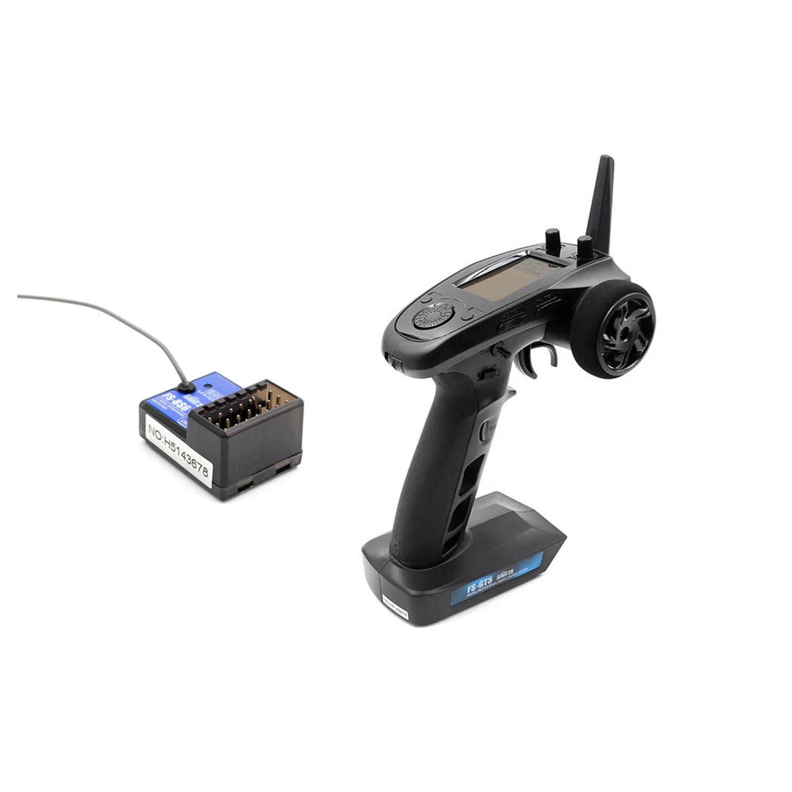 FlySky FS-GT5 2.4G 6CH AFHDS RC Transmitter w/ FS-BS6 Receiver for RC Car Boat