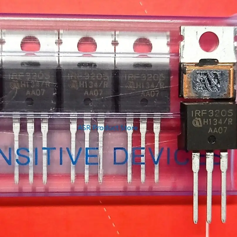 IRF3205 IRFZ44N IRF4905 IRF1010E IRF1404 IRF2807 IRF3710 IRF9540N MOSFET, 정품 신제품, 1 개