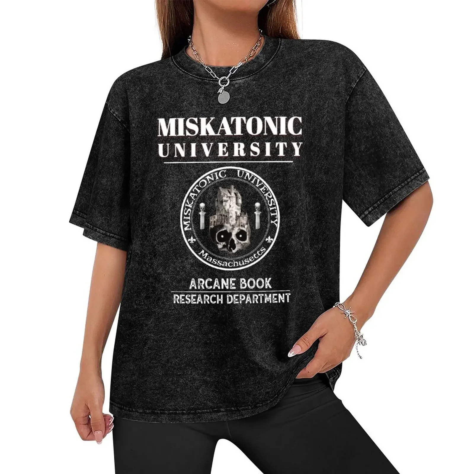 Best Design Miskatonic University - Arcane Book Research Department T-Shirt custom shirt korean fashion plain black t shirts men