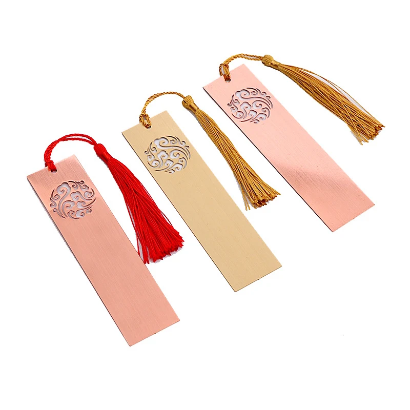 1PC High Quality Vintage Bookmark Design of Tassel/Butterfly Creative Metal Bookmarks Promotional Gift Stationery Film Book Mark