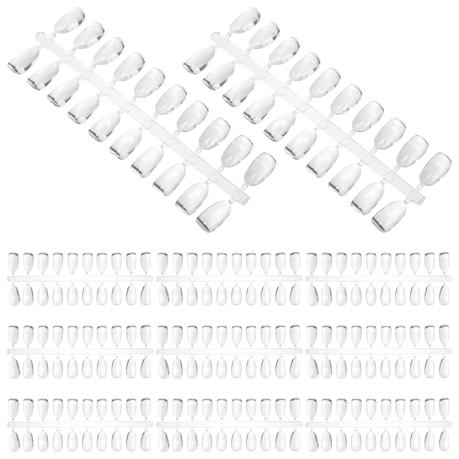 

200Pcs Classic Nail Color Boards Durable Practice Display Tools Manicure Accessories Nail Color Boards Fake Fingernail Tip