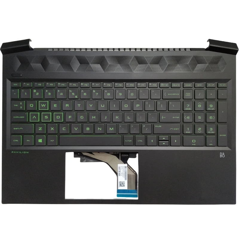 Imagem -03 - Teclado para Notebook com Palmrest Upper hp Pavilion Max Gaming 16 a 16t-a Tpn-q241 us Novo