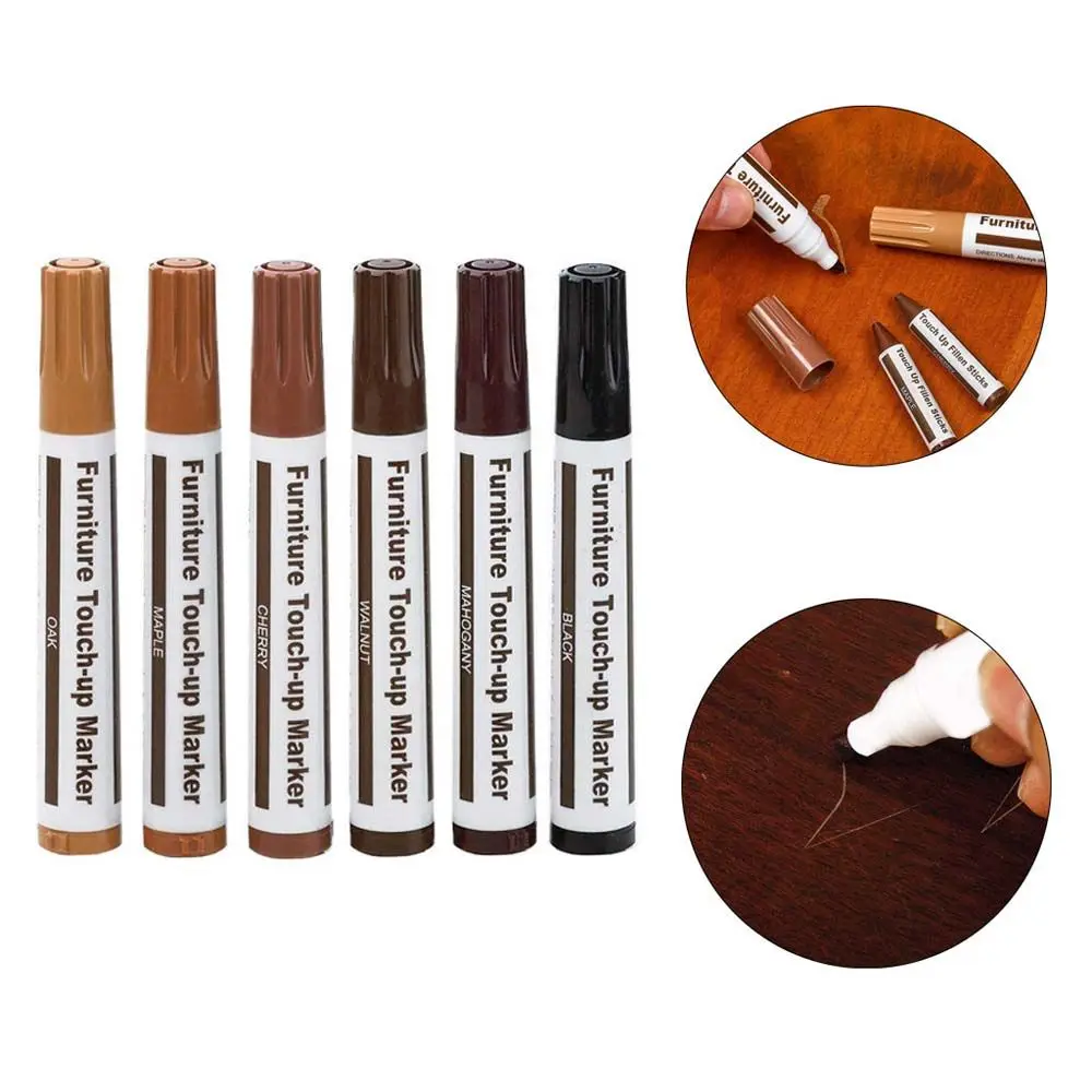 Repair Wood Restore Kit Repair Tool Restore Filler Sticks Touch Up Kit Markers Furniture Marker Paint pen Marker pen