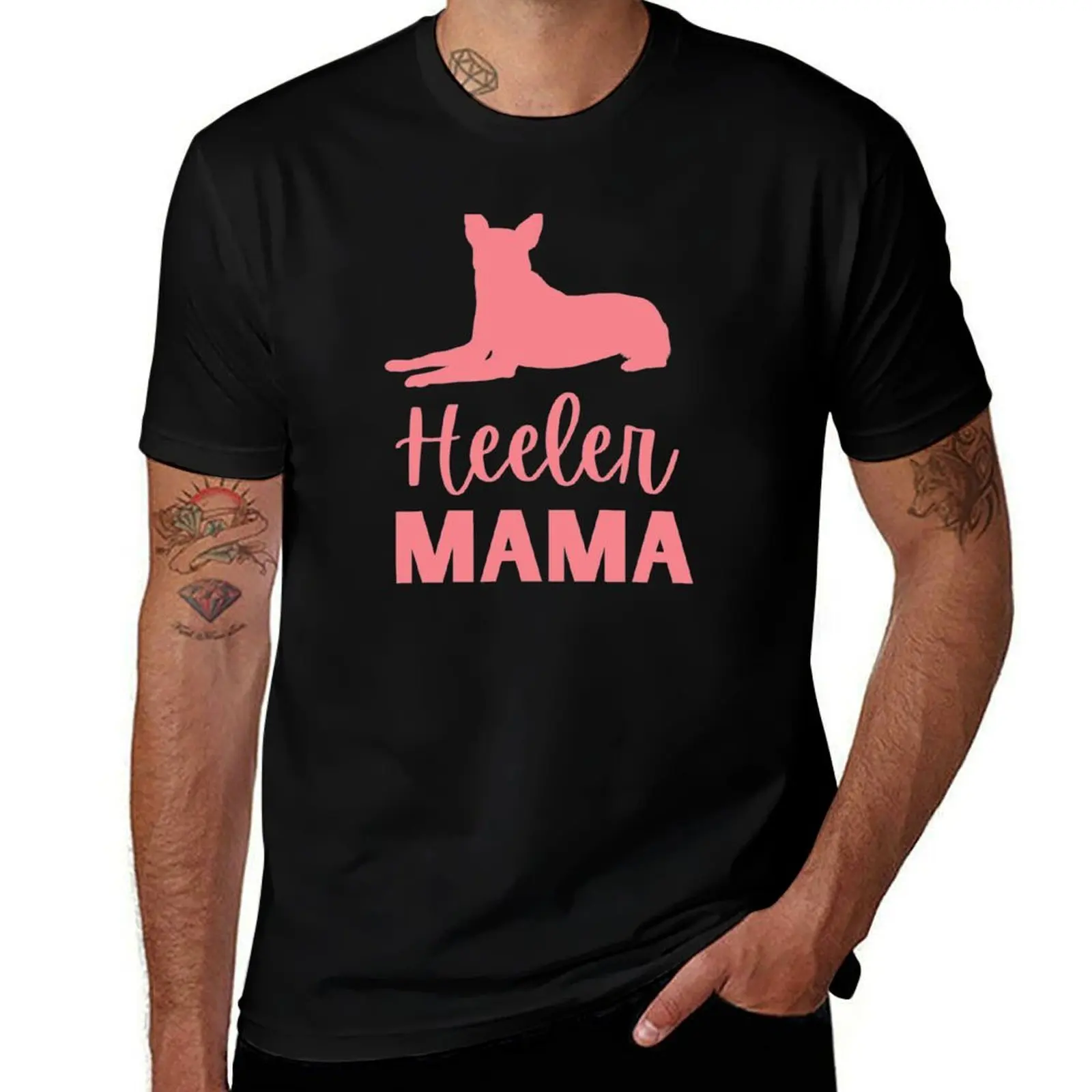 

Heeler Mama | Cattle Dog Mom | Blue Heeler | Red Dog T-Shirt man tshirt man t shirt luxury T-Shirt