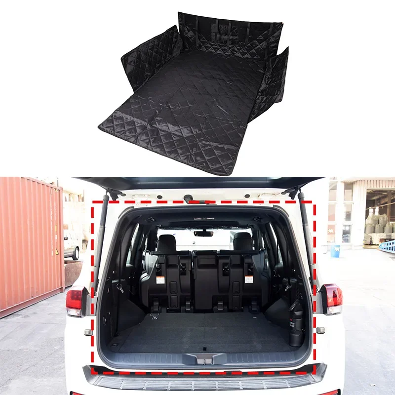 For Toyota Land Cruiser 300 LC300 Trunk Mat Tarpaulin Waterproof Oxford Cloth Dog Cat Back Seat Covers Car Protection Blanket