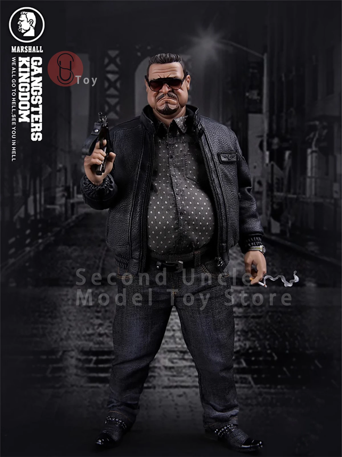 

DAMTOYS DAM GK002MX 1/6 Gangster Kingdom series Memories section Fat Marshall Male Soldier Action Figure Model Toys