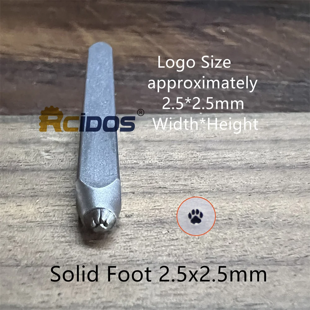 RCIDOS 3/4mm jeleń/wilk/wiewiórka/królik/solidna stopa projekt biżuteria metalowa znaczki, DIY bransoletka znaki foremka szablon, 1 sztuk cena