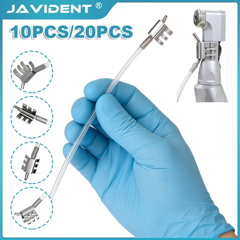 10/20PcDental Low Speed Handpiece Air Motor Tubes Pipes Hoses Clip Pipe External Spay Nozzle Dental Phone Water Pipe Accessories