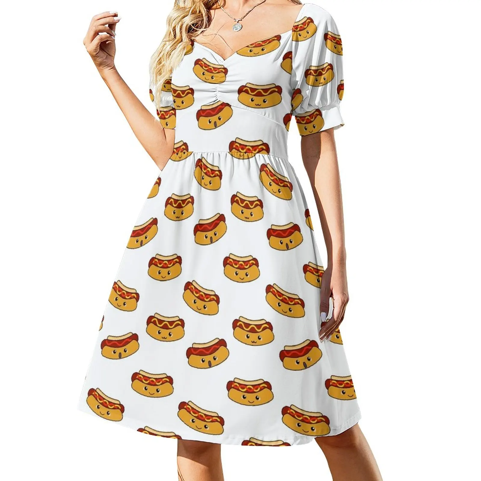 

Hot Dogs party! Sleeveless Dress elegant women's dresses sale dress dress korean style