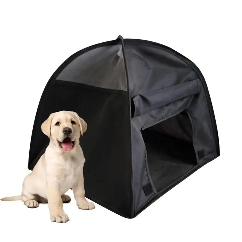 Portable Dog Tent Outdoor Foldable Outdoor Cat Sun Shelter Breathable Pet Sun Shelters For Anti-UV Comfortable Activity Space