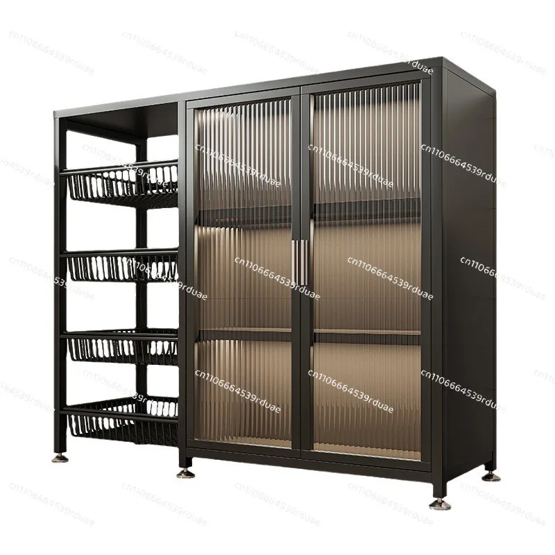 Kitchen rack Floor-to-ceiling multi-layer vegetable storage rack Multifunctional sundries rack