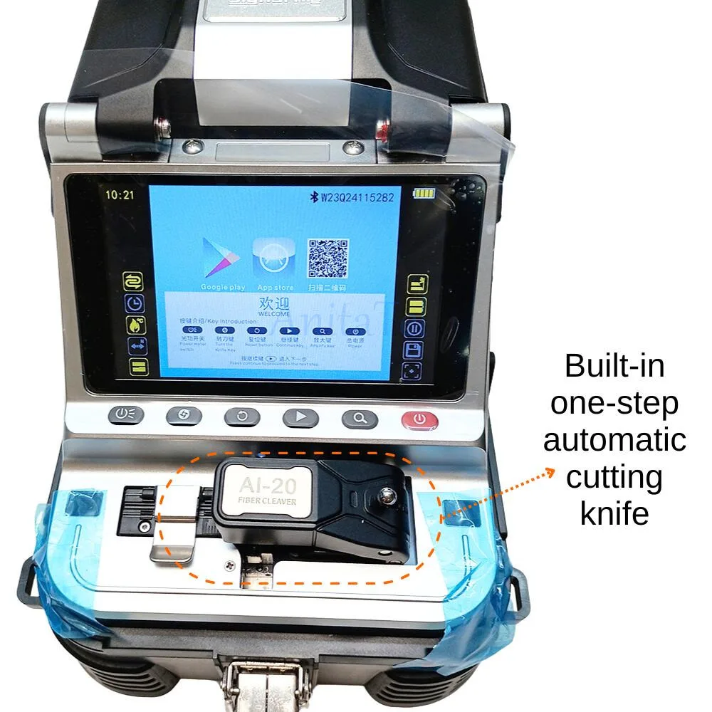 AI-20 AI-30 Automatic Optical Fiber Fusion Splicer, Signal Fire, SM And MM, Multi-Language, FTTH, Optic Splicing Hine