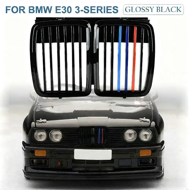

Глянцевая черная передняя решетка для BMW E30 3-Series 325i 318is седан Coupe Cabrio 1982-1994 годов 51131884350 51131916504 51131945877