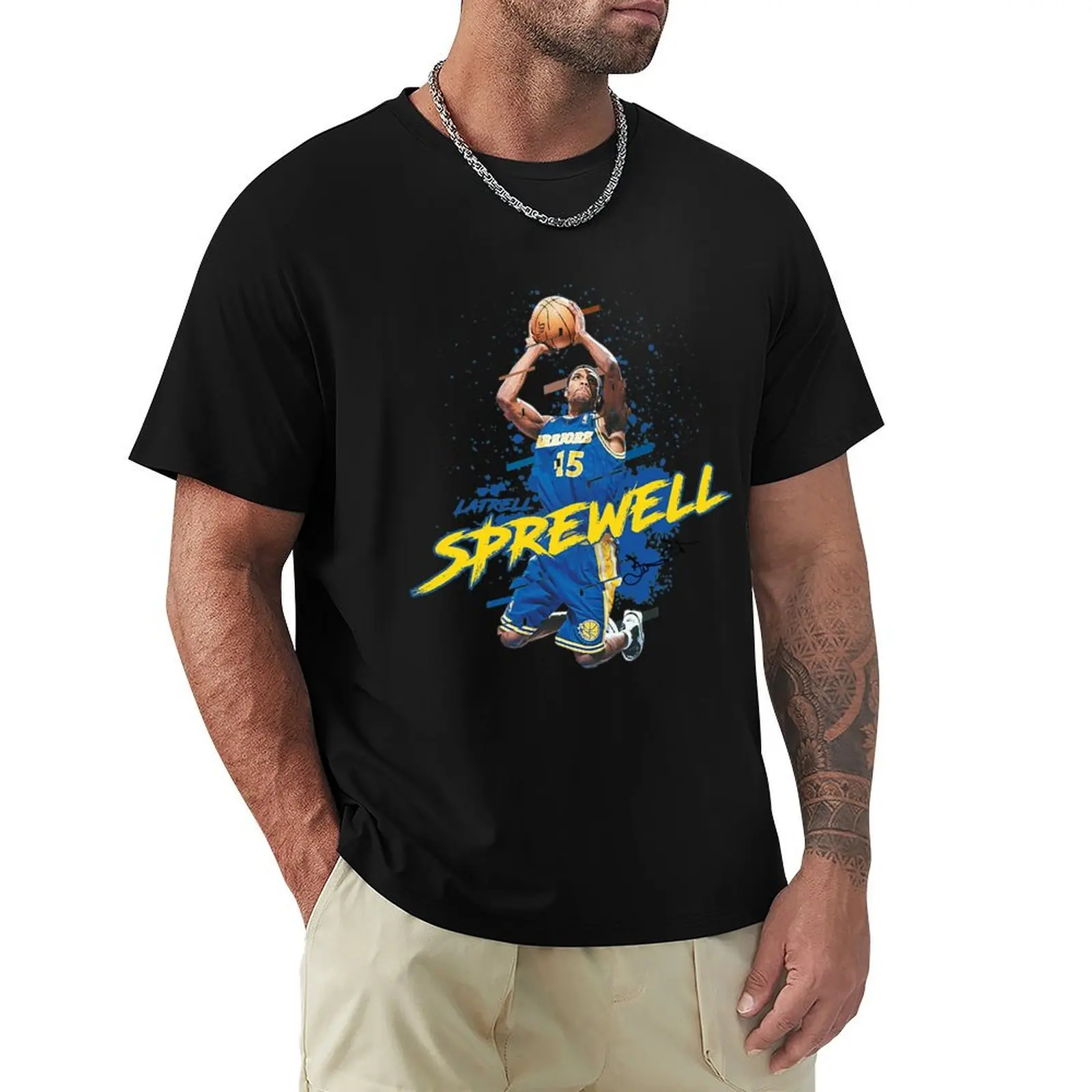 

Latrell Sprewell Golden State Warriors T-Shirt Aesthetic clothing cute clothes shirts graphic tee Short sleeve tee men