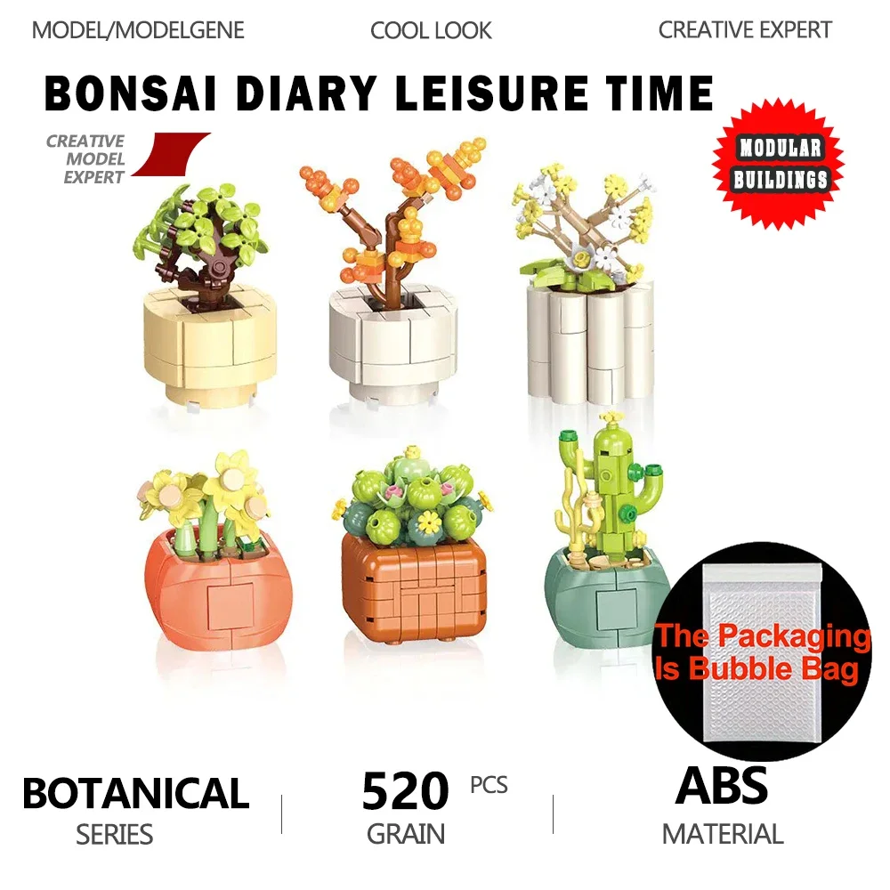 Anlage Ornament Pflanzen Verschiedene Von Einrichtungs Modell Bausteine Ziegel Nette Desktop Dekoration Sets Spielzeug Für Kinder Geschenke