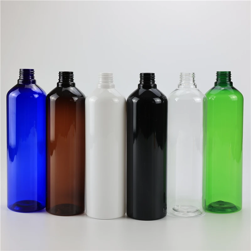 New Arrival 500ml x 10 Plastic Bottle With Anodized Aluminum Lotion Pump Liquid Soap Shampoo Empty Cosmetic Packaging Containers