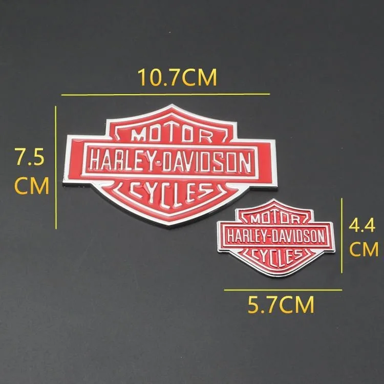 1 قطعة ثلاثية الأبعاد ستيريو الجسم المعدني ملصقات الدراجات النارية الزخرفية شارة تعديل ل هارلي ديفيدسون إلكترا الإنزلاق الترا الكلاسيكية ملحق