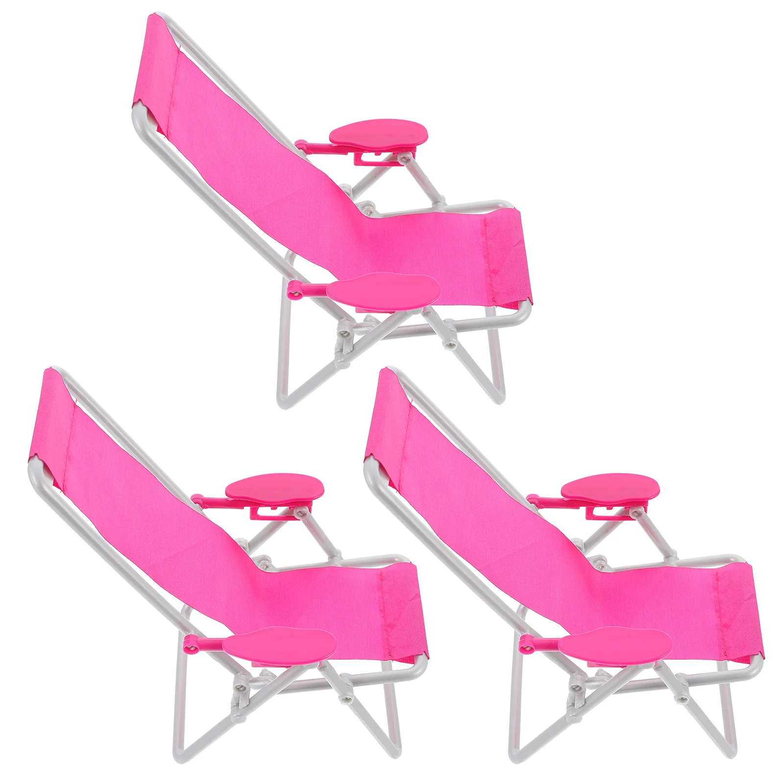 

3 Pcs Baby Chair Mini Furniture Collectors Decoration Beach House Accessories Sleeping Cloth Photo Children Toy Prop Practical