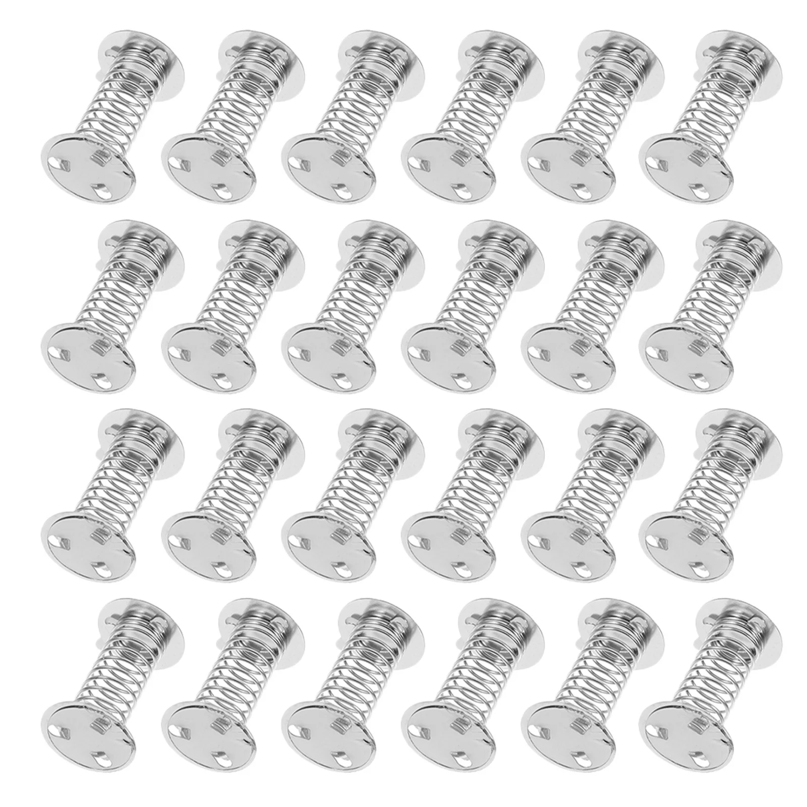 

50pcs Car Dashboard Bobblehead Base Universal Sticky Mount Stainless Steel Coil Spring Dashboard Decor Holder Replacement