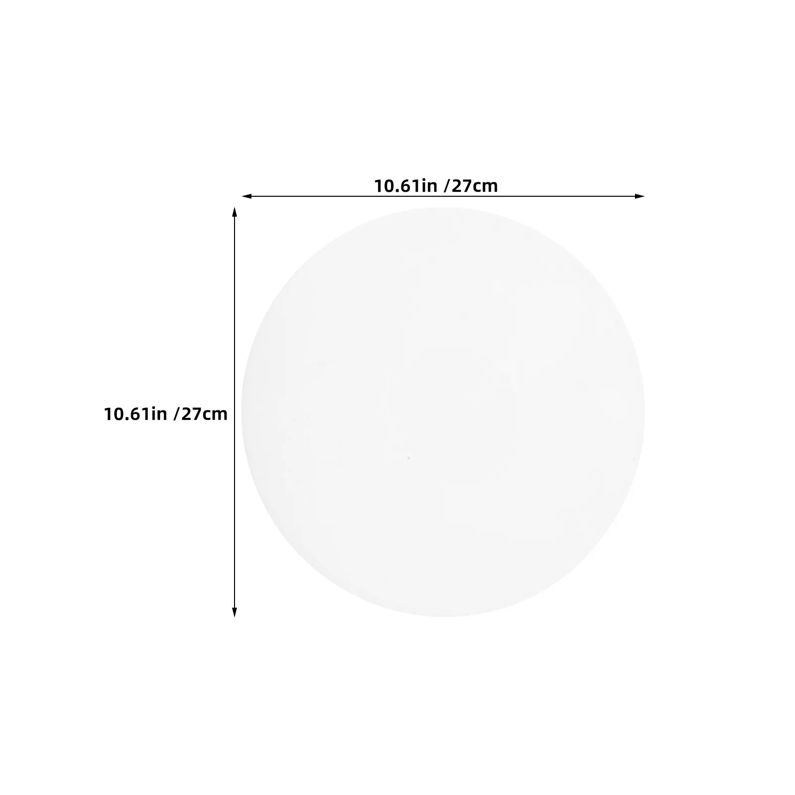 2Pcs Round Lamp Shade Diffuser Acrylic Frosted Anti Glare Pendant Light Disk Ceiling Light Cover Suitable for Home Office