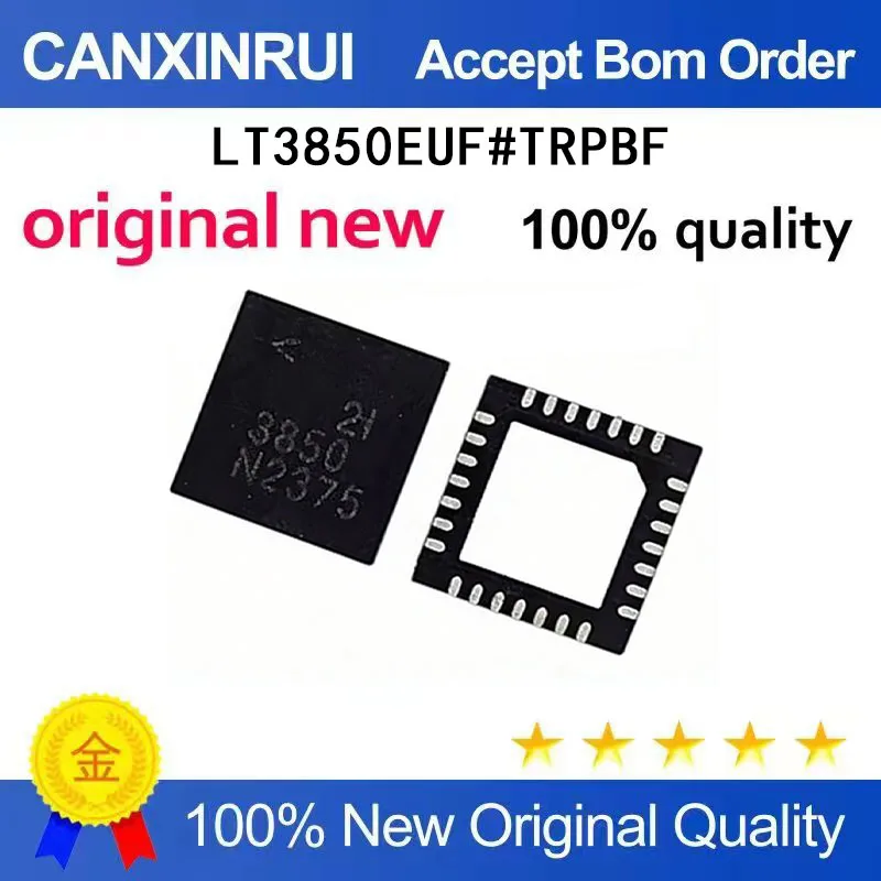 

(5-100 Pieces) LT3850EUF # TRPBF LTC3850EUF silk screen 3850 QFN28 new control regulator chip