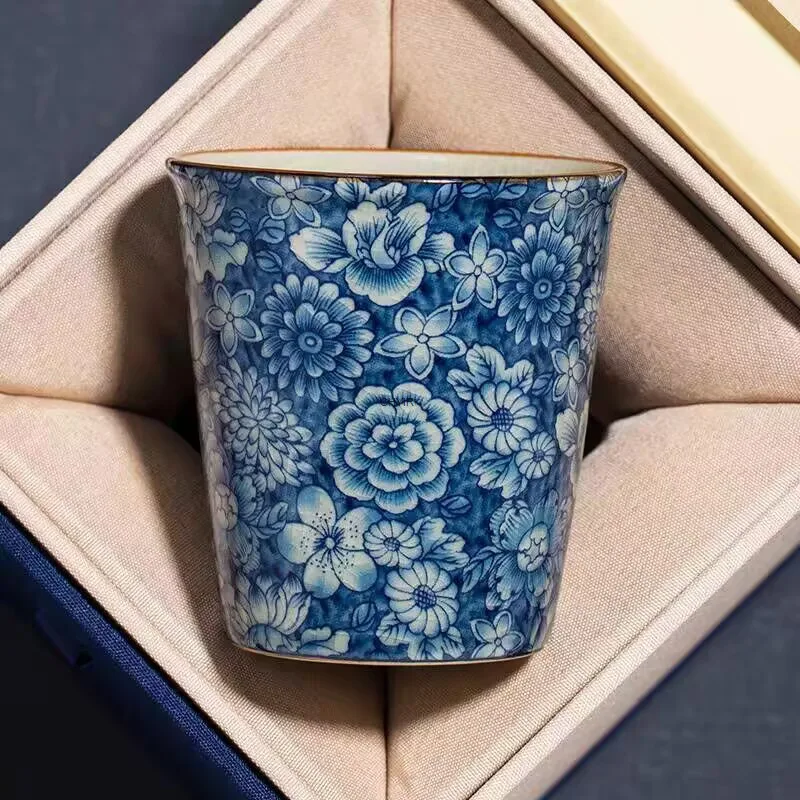 

Old Ceramic Clay Wanhua Instant Cup Home Exquisite Master Cup Large Capacity Tasting Cup Tea Cup Drinking Cup