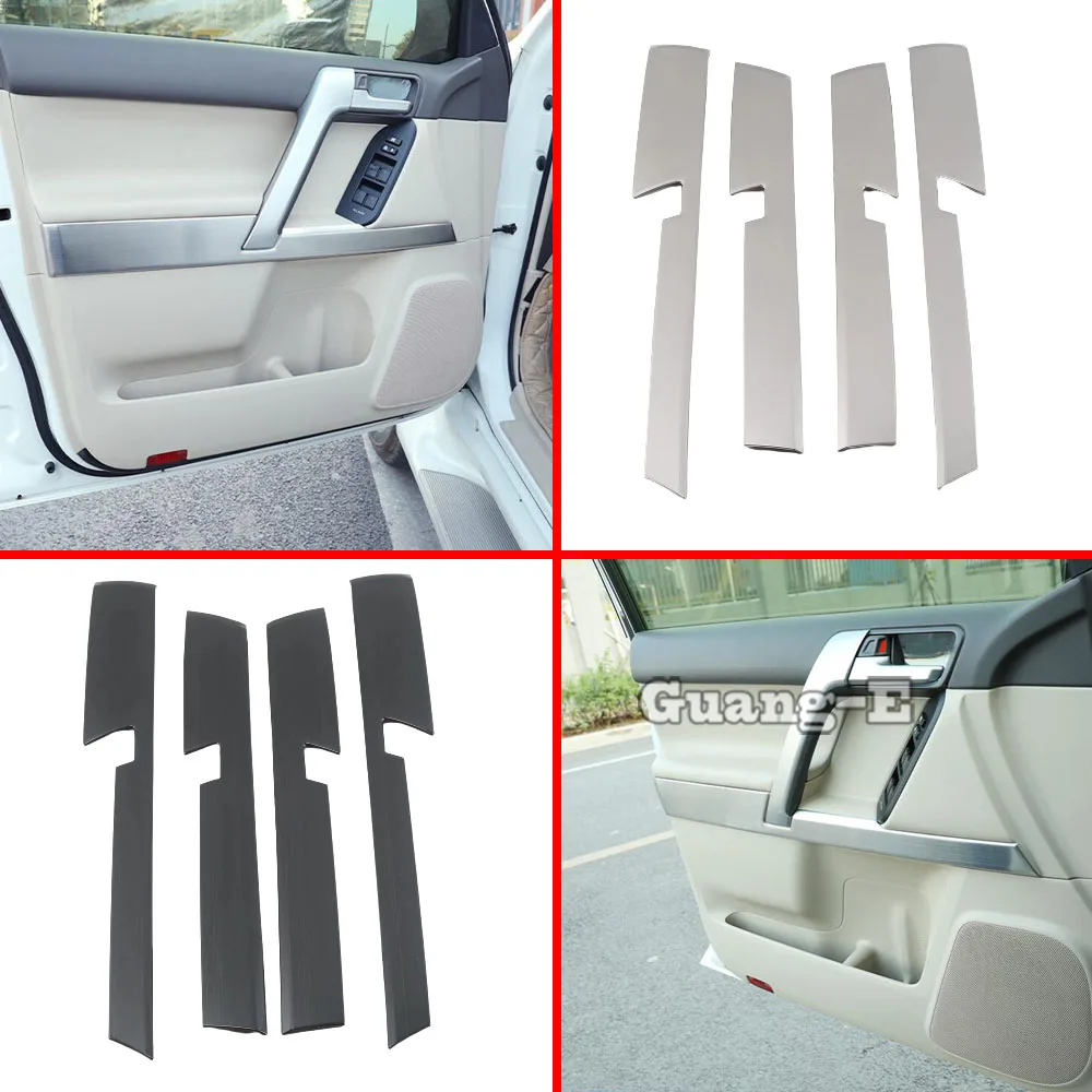 Car Stick Door Handrail Trim For Toyota Prado FJ150 2010 2011 2012 2013 2014 2015 2016 2017 2018 2019 Handel Frame Armrest Cover