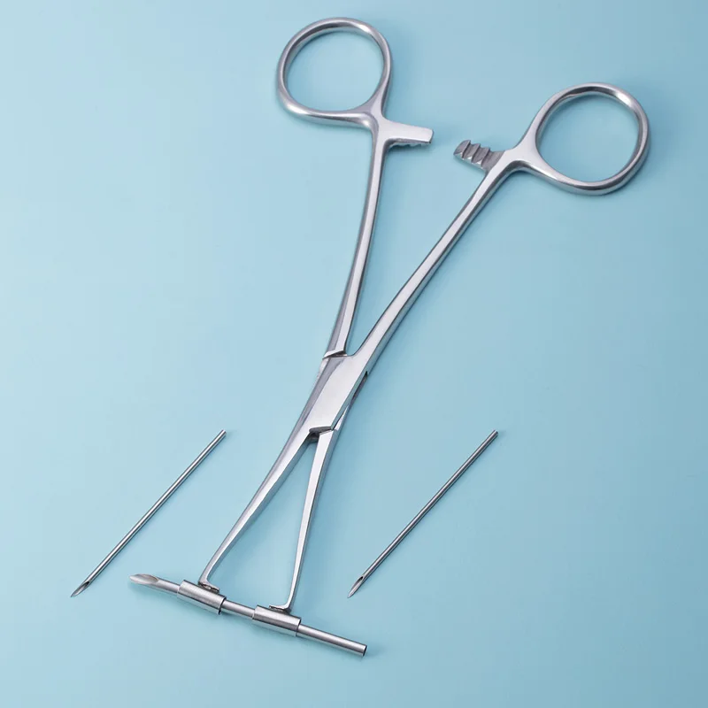 1PC Surgical Steel Piercing Needles Tube Plier Tool Forceps Safety Tweezers Navel Nose Septum Tragus Ear Piercing Jewelry Clamp