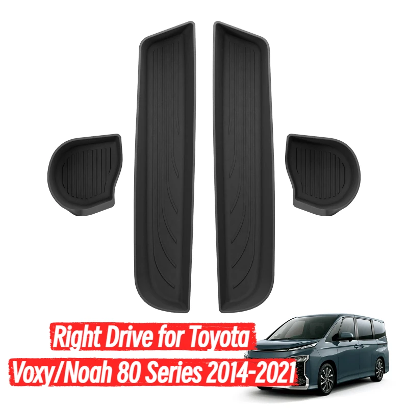 

Right Drive for Toyota Voxy/Noah 80 Series 2014-2021 Car Side Door Handle Storage Box Front Gate Slot Organizer Tray Accessory