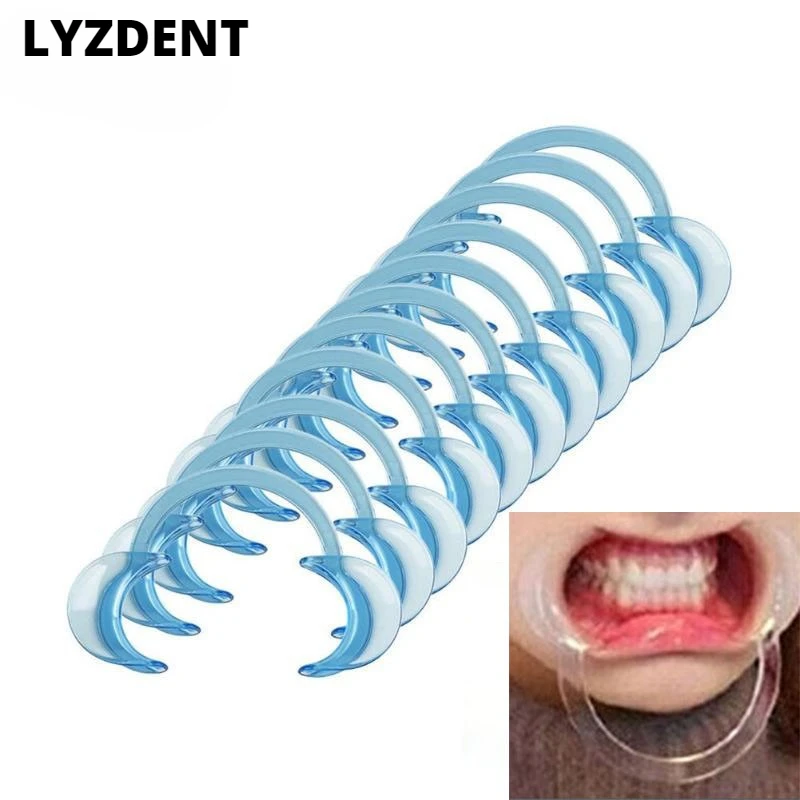 LYZDENT 2 Pcs/Lot Dental Teeth Whitening C Shape Intraoral Cheek Lip Opener Orthodontic Teeth Mouth Opener