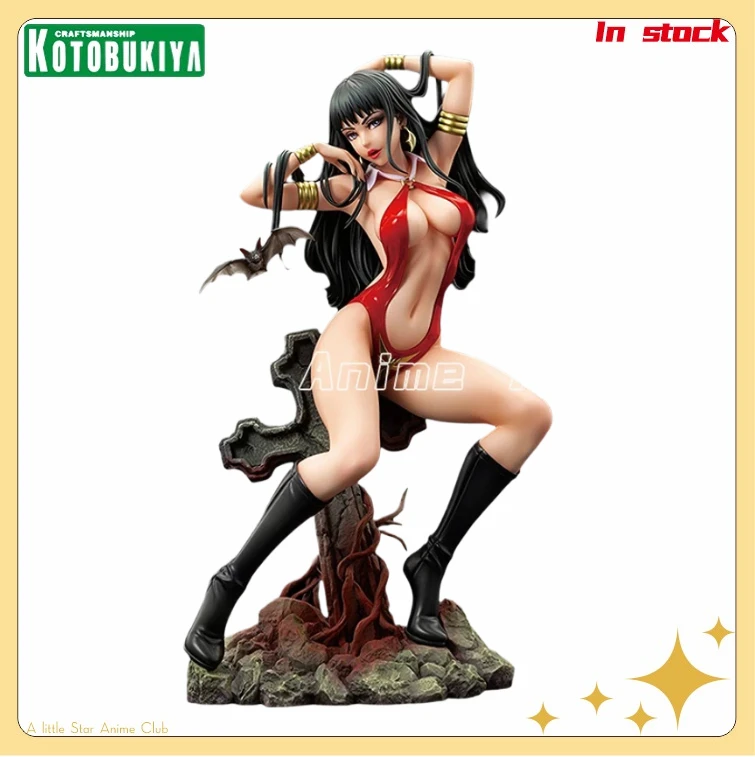 

Original Kotobukiya BISHOUJO STATUE HORROR Beautiful Girl Vampirella 1/7 Dolls Animation Figures Models Collection Toy
