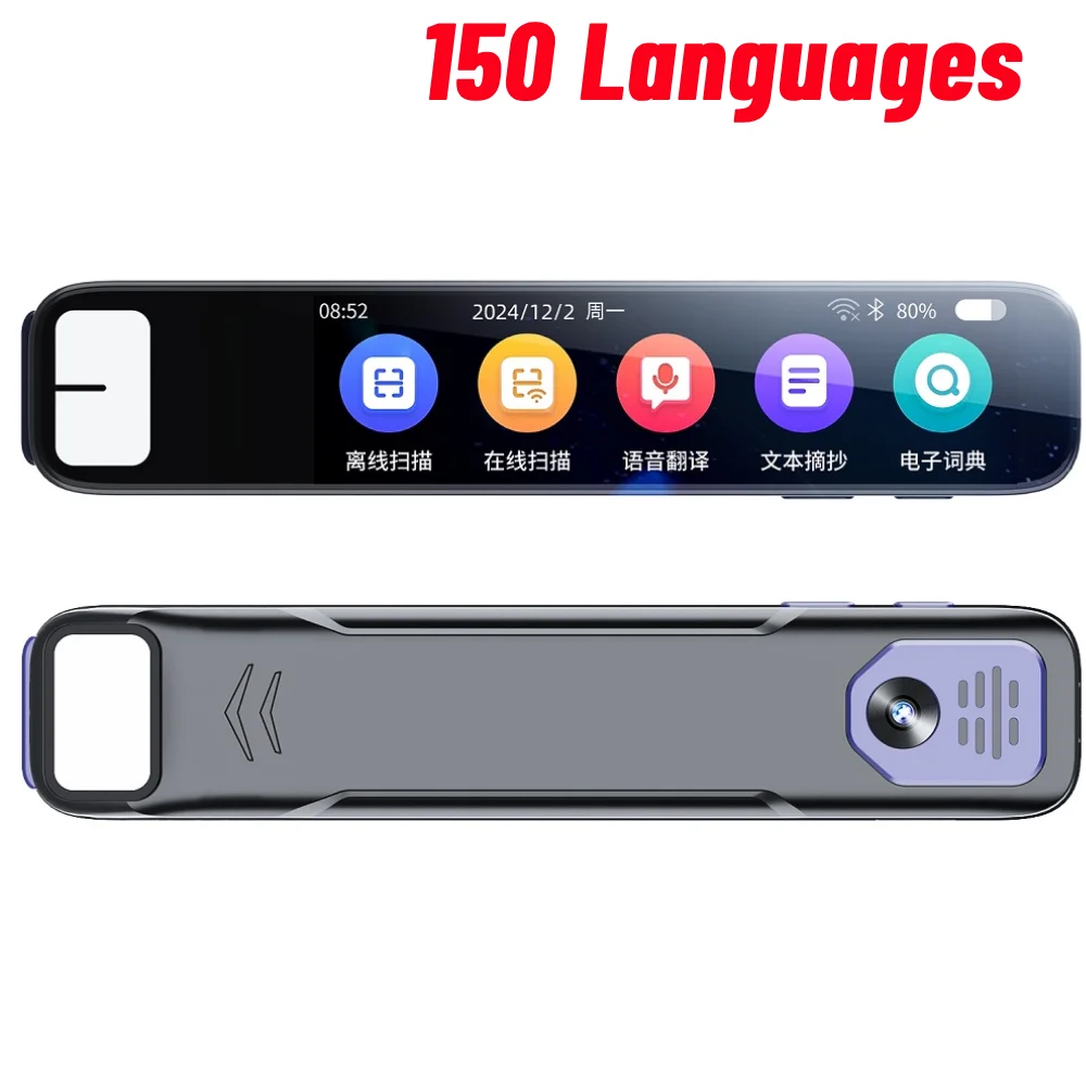 قلم GPT AI 150 لغة ترجمة غير متصلة بالذكاء الاصطناعي، قلم ذكي، إجابات AI فورية لقارئ تاريخ الرياضيات، قلم الماسح الضوئي