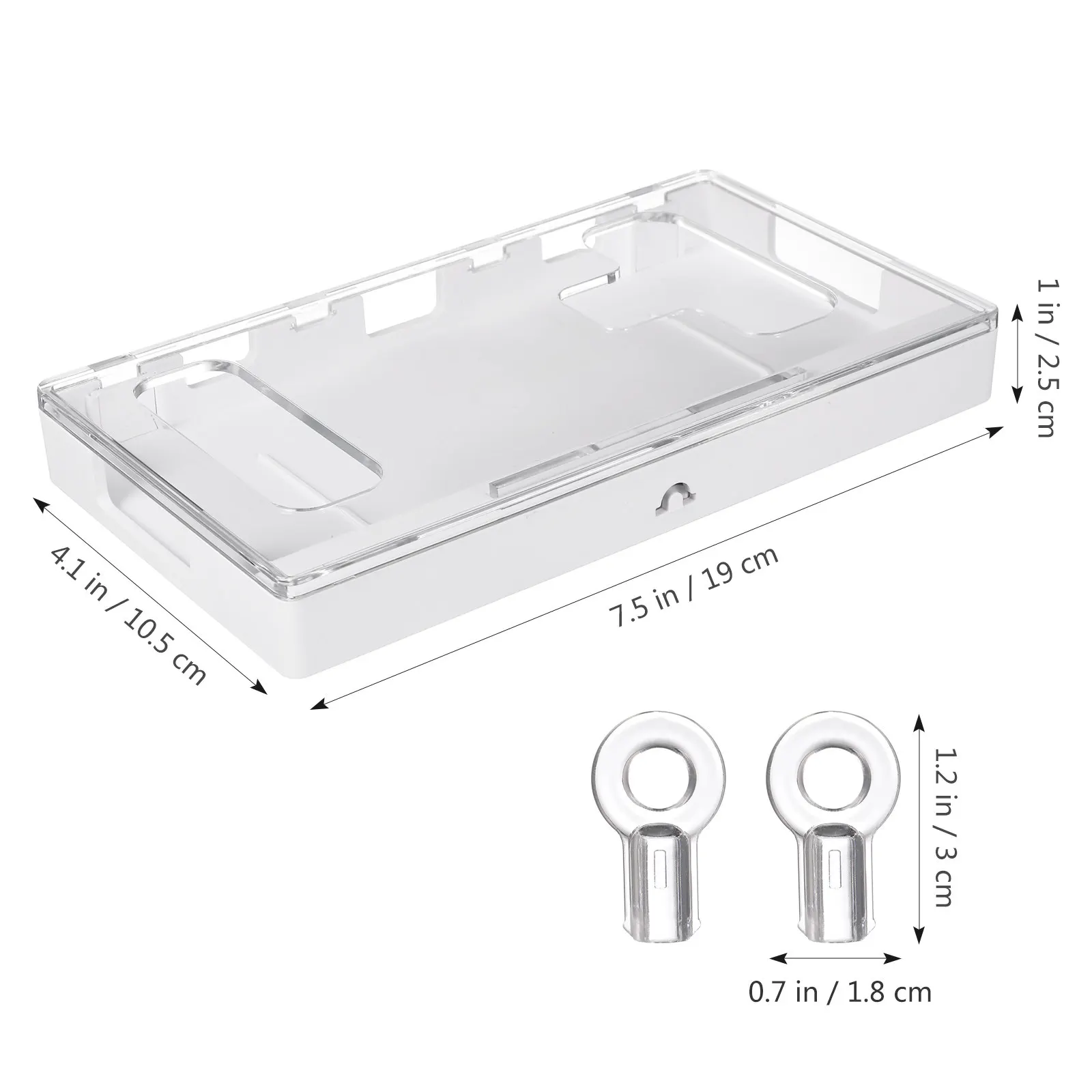 Phone Lock Box ABS Pc Material Portable Clear Time Lock Case for Smartphone Productivity Improvement Reusable Phone Safe Locker