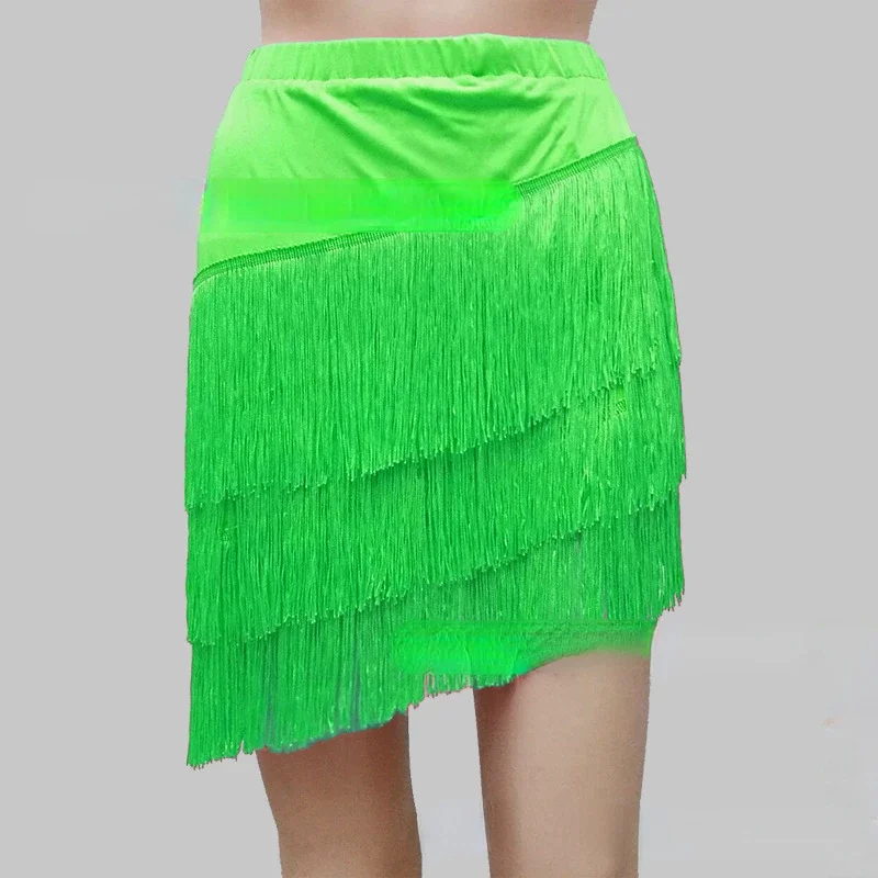 Short Skirt Stage Performance Clothing Fitness Clothing New Dance Clothing Latin Tassel Skirt Female Adult