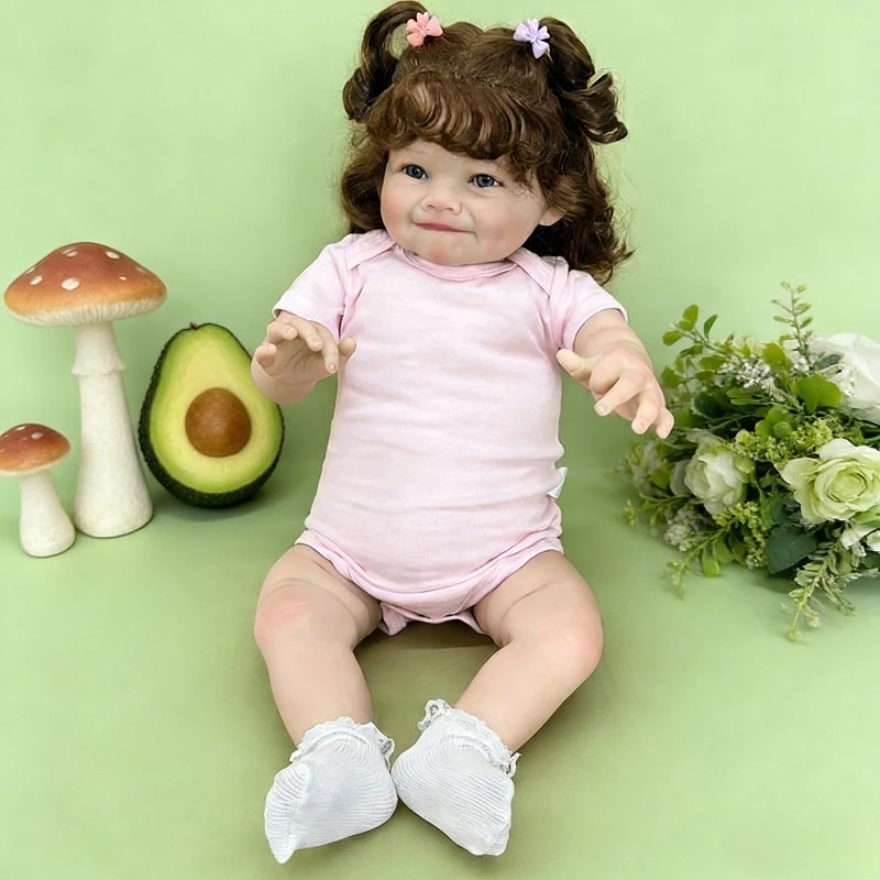 

60CM Raya Soft Cotton Body Girl Doll 3D Skin Hand Paint Multiple Layers with Visible Veins