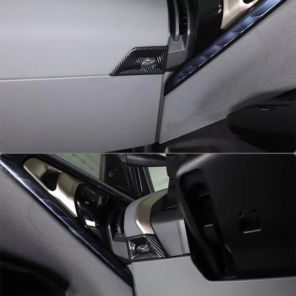 Car Upgrade For BMW X3 G45 2024+ LHD Carbon Fiber Style Interior AC Air Condition Switch Button Cover Trim 3pcs Decoration