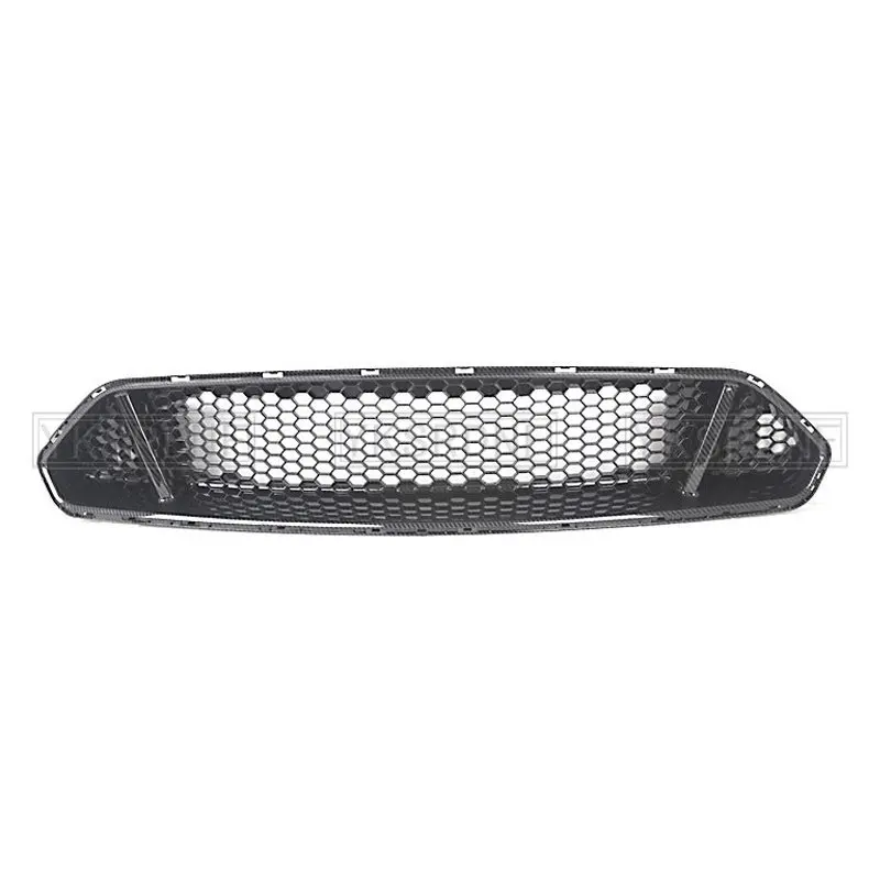 YKSRDNF NEUES, hochwertiges ABS, mattschwarz, Netzgitterverkleidung, Renngrills für Ford Mustang GT 2018 2019 2020 2021 3